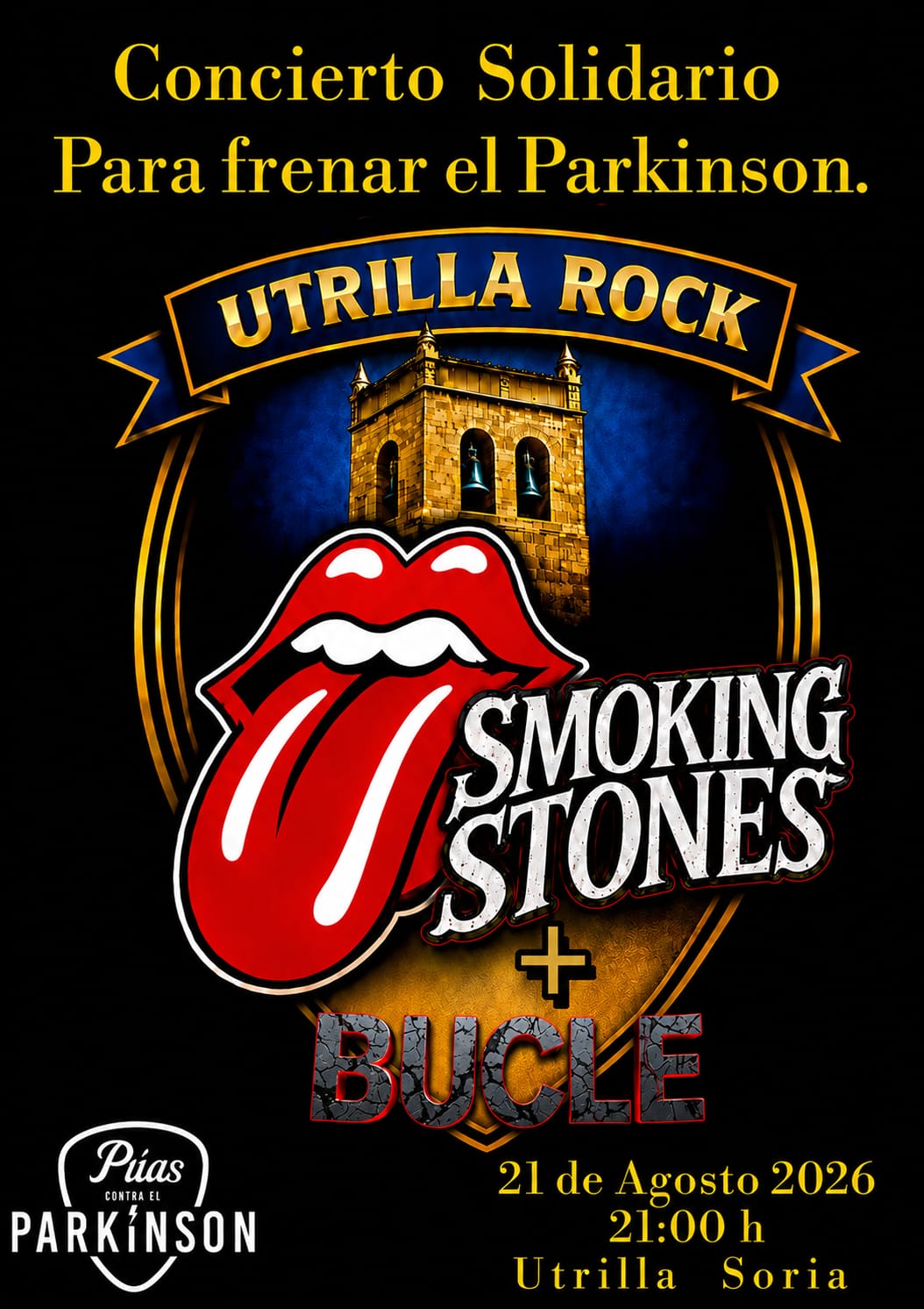 Utrilla Rock Solidario con Smoking Stones y Bucle